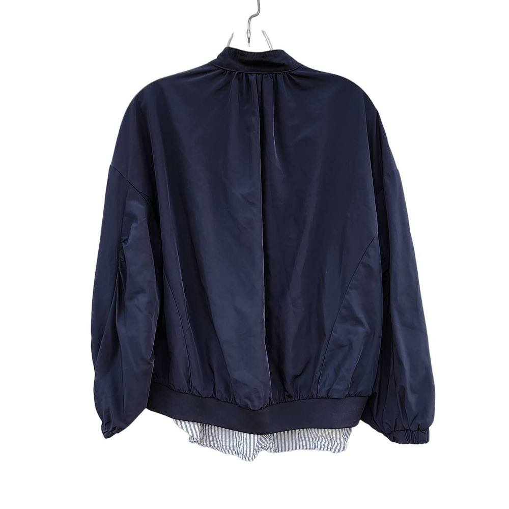 Zara Basic Navy Jacket Xs - image 5